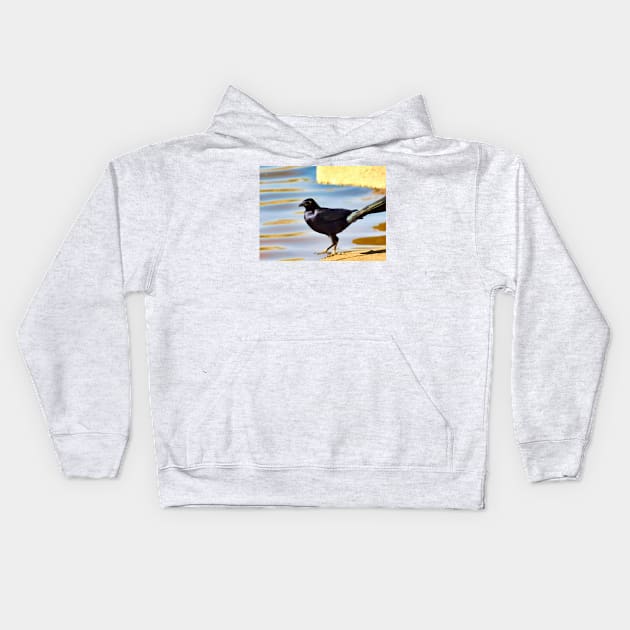 Testing the waters Kids Hoodie by FriendlyComputerHelp